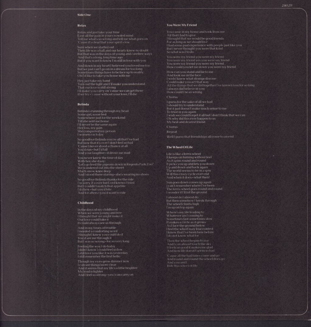 John Christie - Relax - Lp