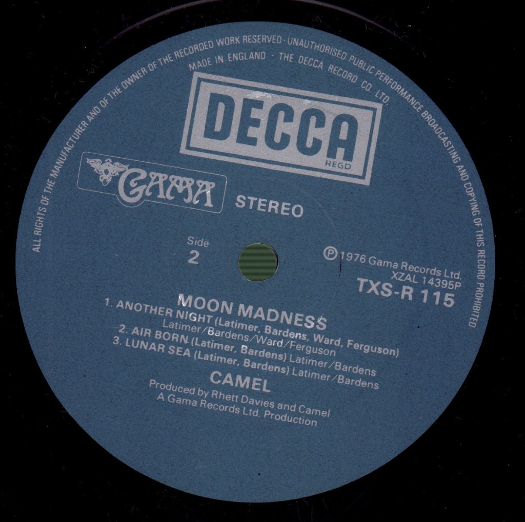 Camel - Moonmadness - Lp
