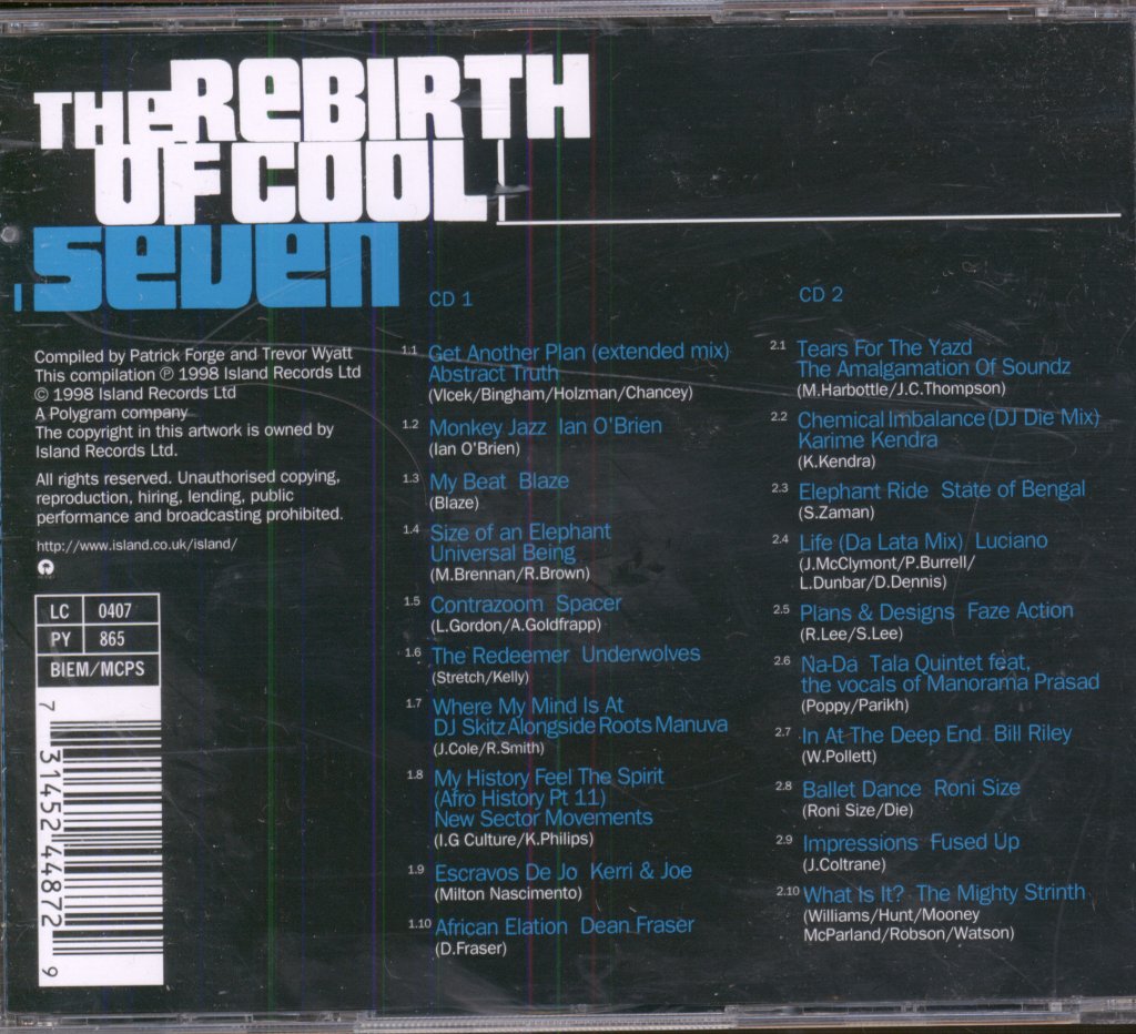 Various Artists - Rebirth Of Cool Seven - Double Cd
