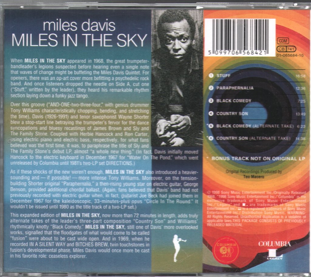 Miles Davis - Miles In The Sky - Cd