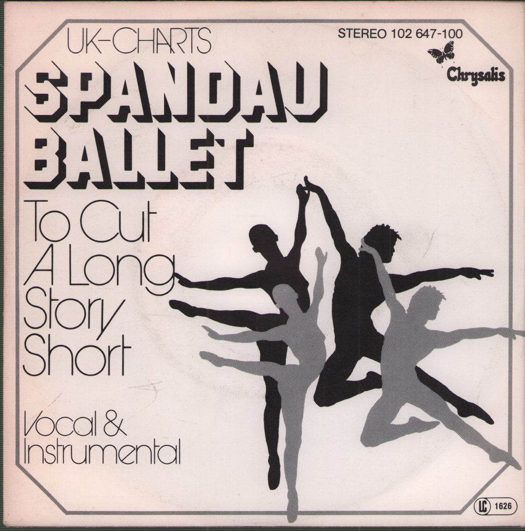 Spandau Ballet - To Cut A Long Story Short - 7 Inch