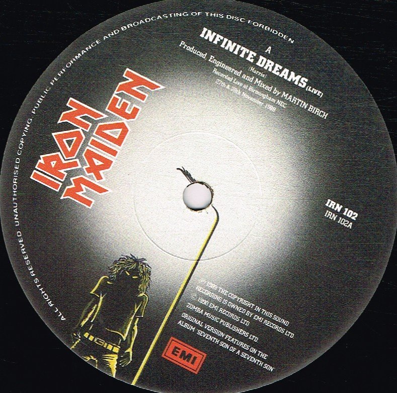 Iron Maiden - Clairvoyant / Infinite Dreams - Double 12 Inch