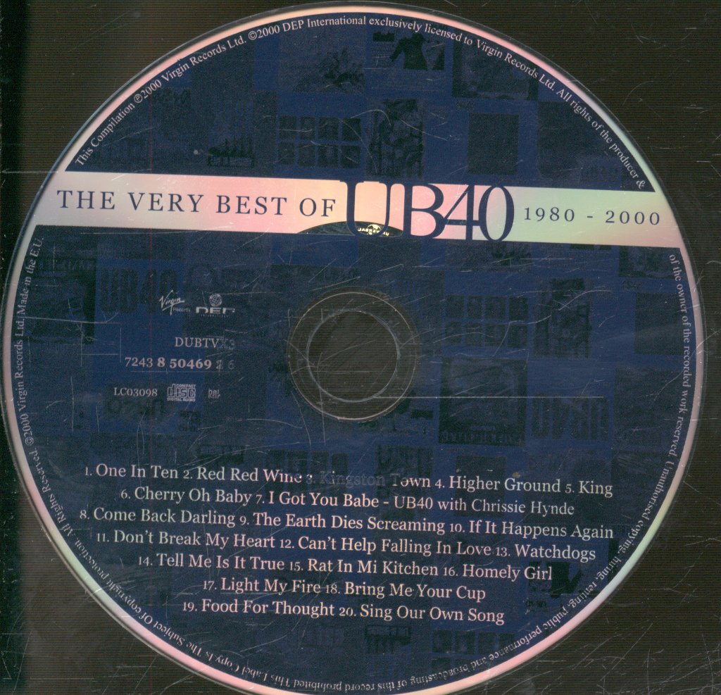 UB40 - Very Best Of UB40 1980 - 2000 - Cd