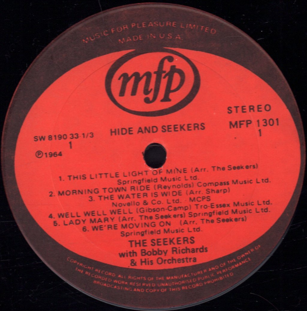 Seekers - Hide And Seekers - Lp