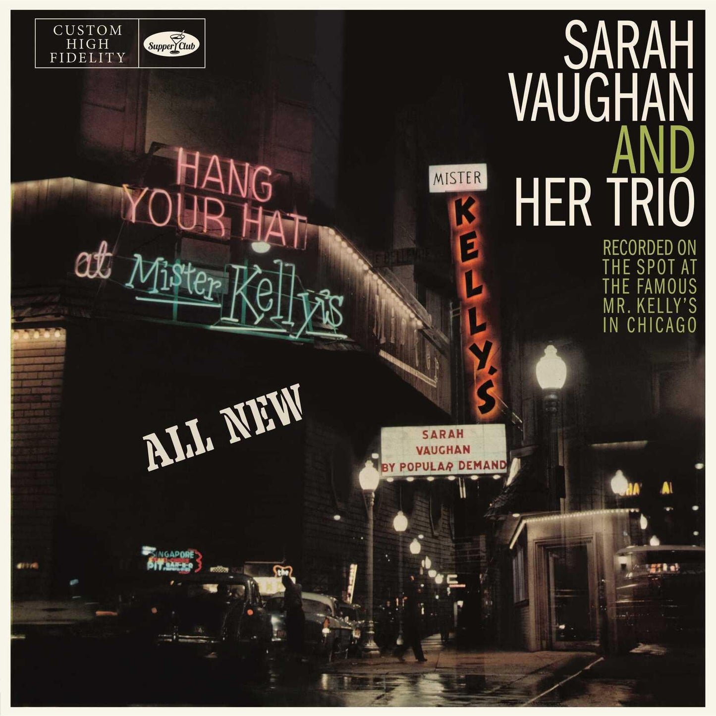 Sarah Vaughan And Her Trio - At Mister Kelly's - Lp