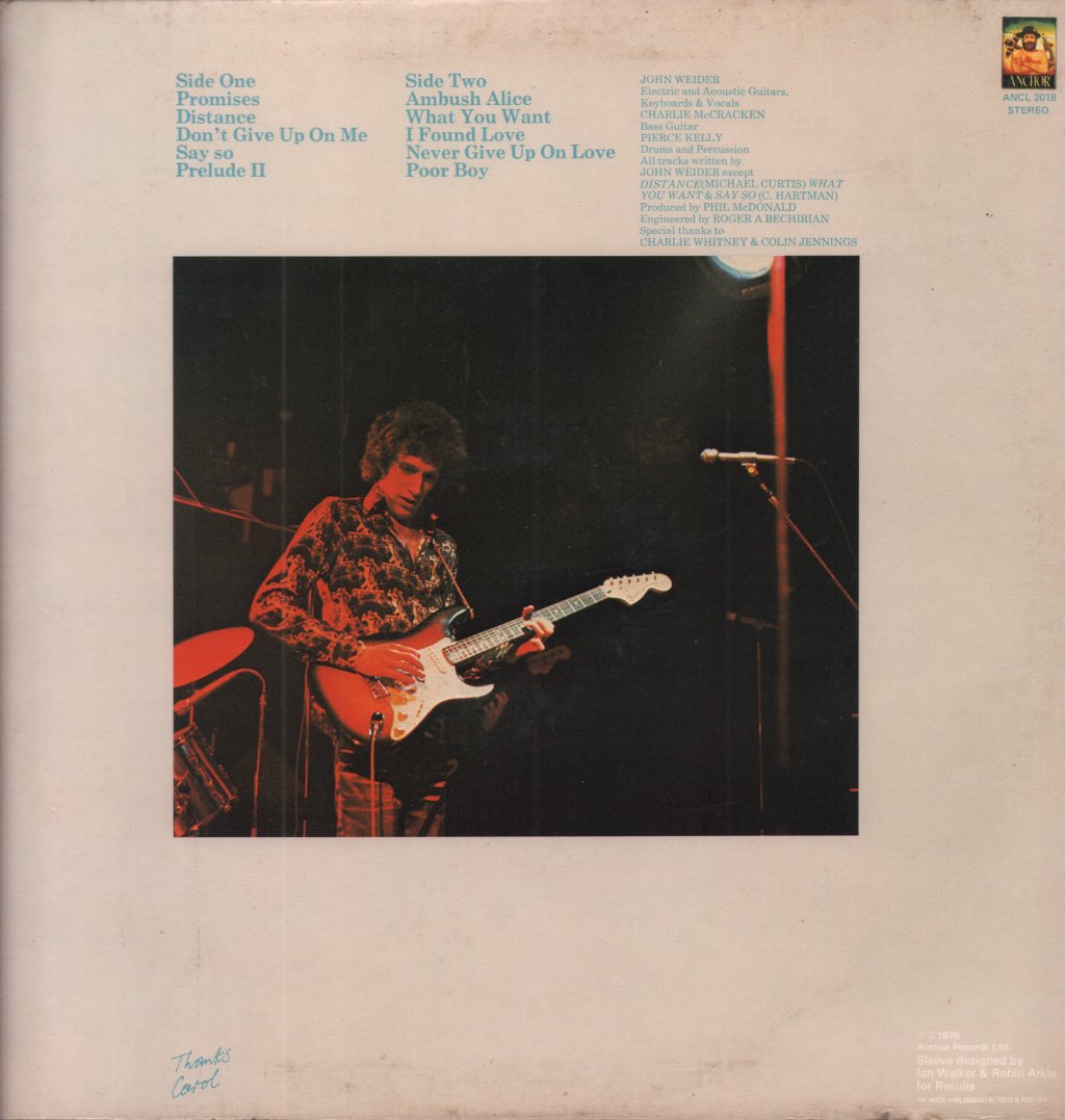 John Weider - John Weider - Lp