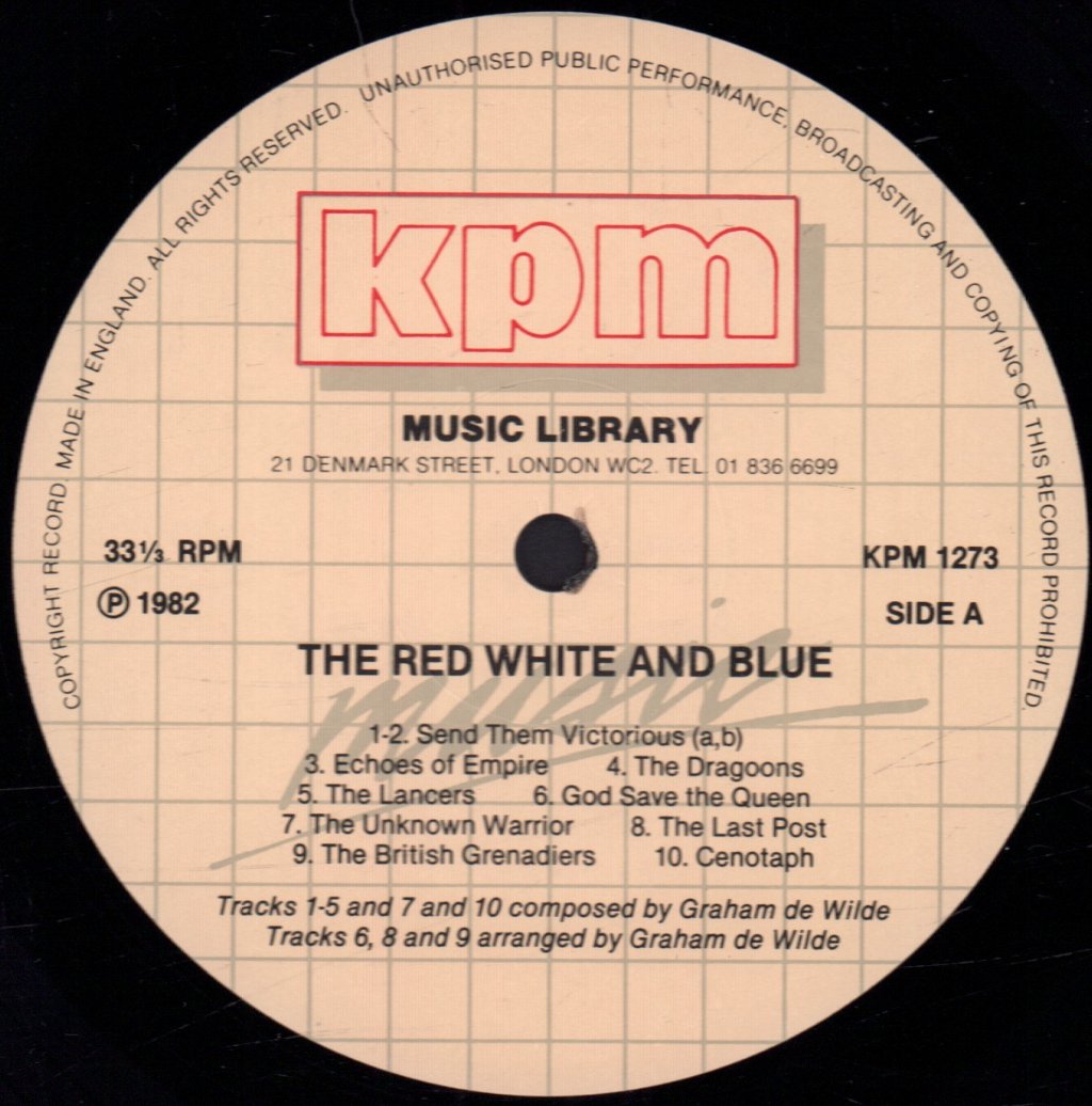 Graham De Wilde - Red White And Blue - Lp