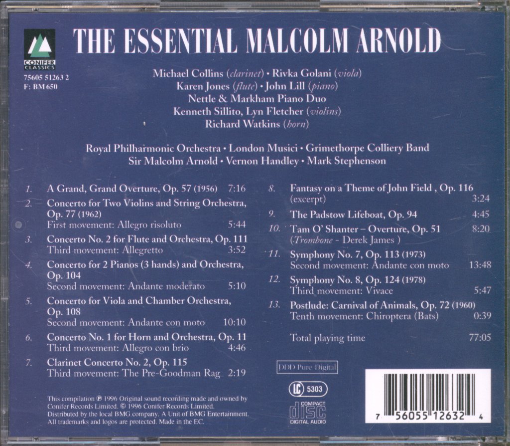 Malcolm Arnold - Essential Malcolm Arnold - Cd