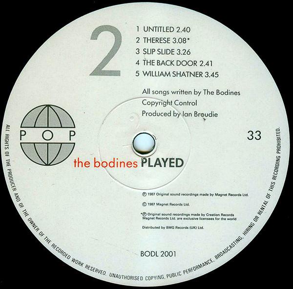 Bodines - Played - Lp