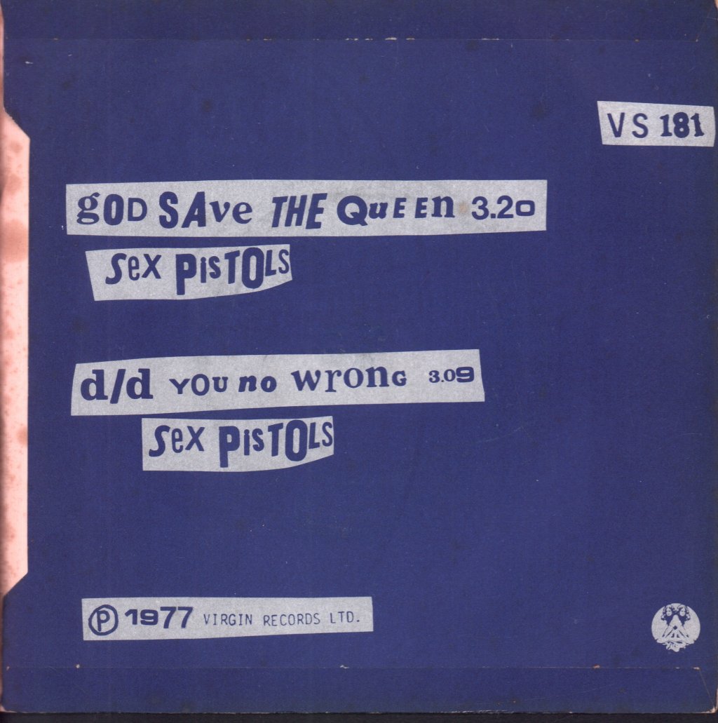 Sex Pistols - God Save The Queen - 7 Inch