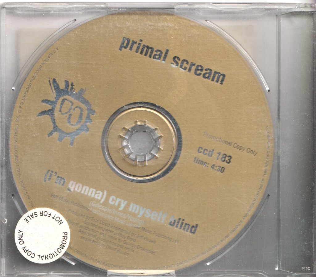 Primal Scream (Scottish Group) - Cry Myself Blind - Cd