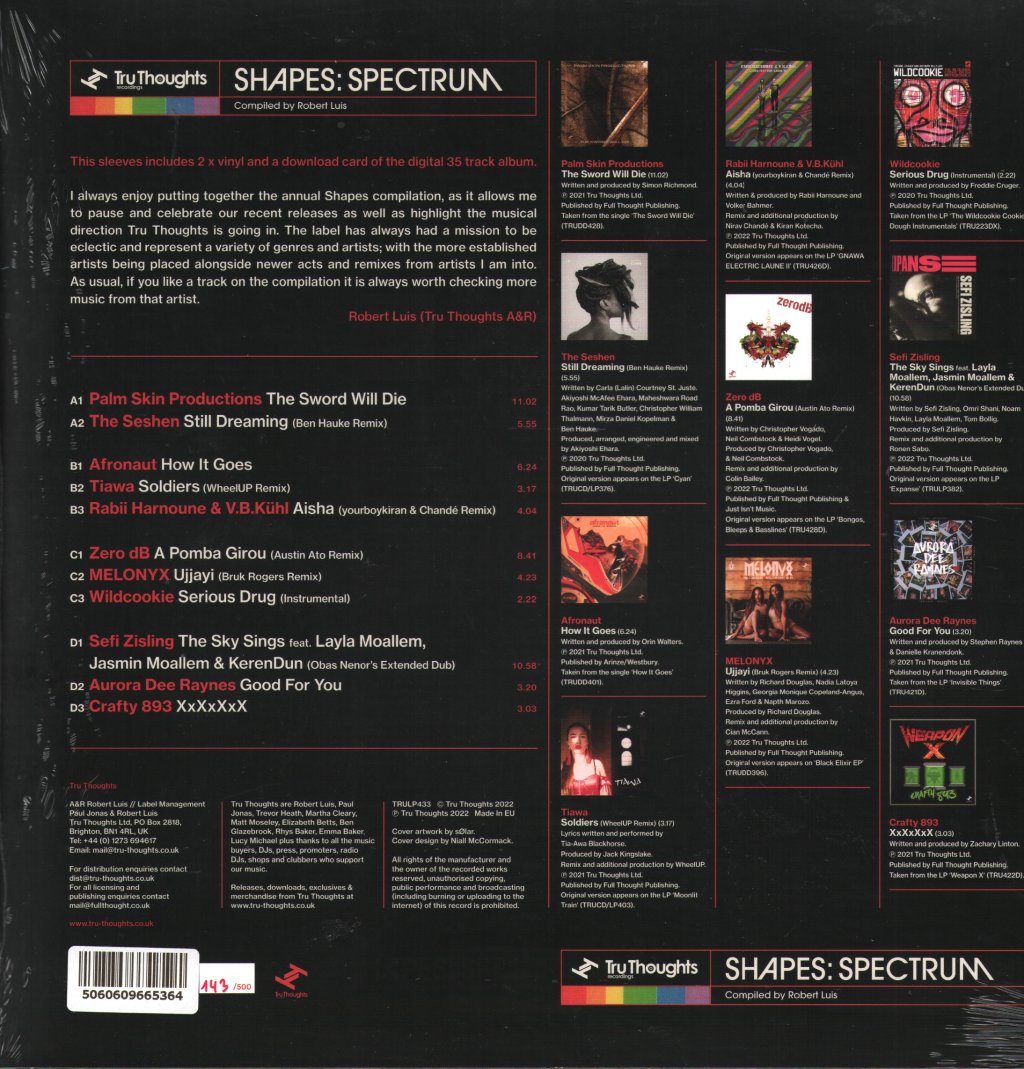 Various Artists - Shapes: Spectrum - Double Lp