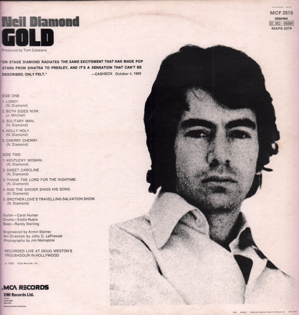 Neil Diamond - Gold - Lp