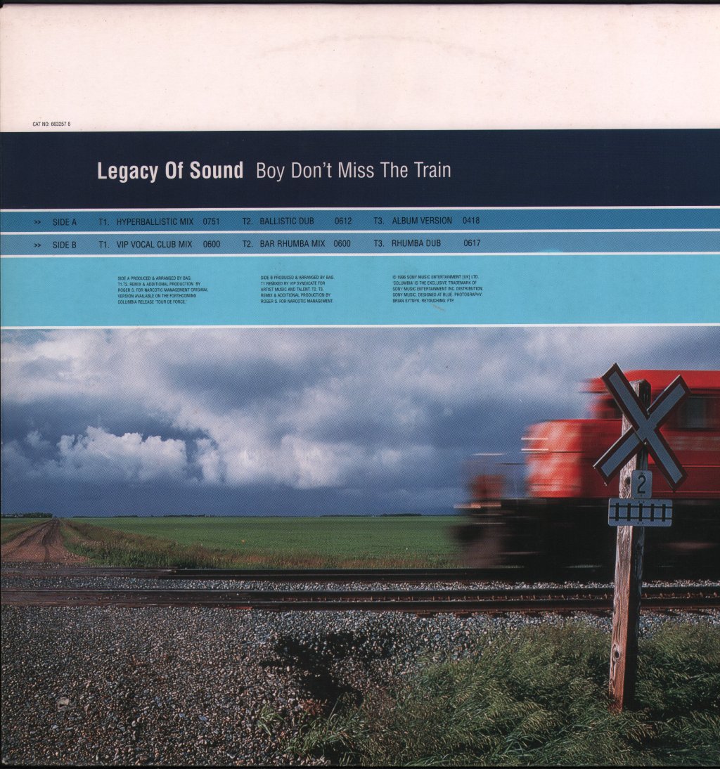 Legacy Of Sound - Boy Don't Miss The Train - 12 Inch
