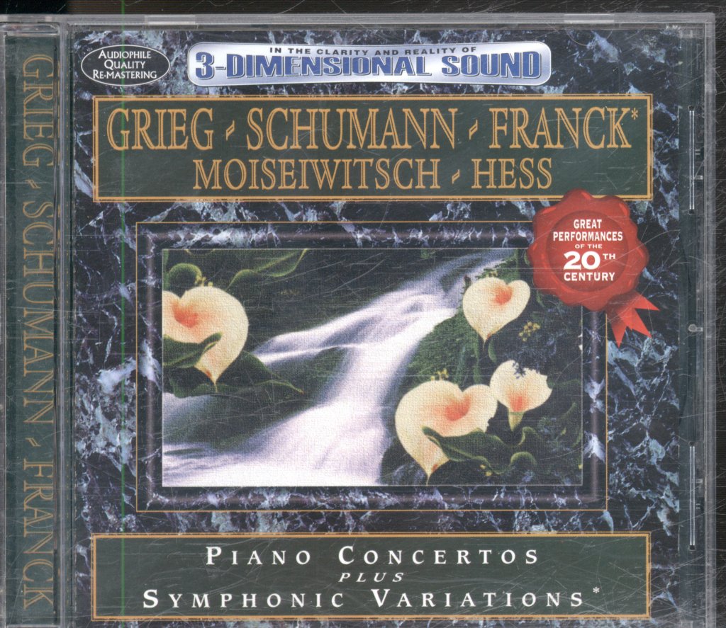 Benno Moiseiwitsch / Myra Hess - Grieg / Schumann / Franck Piano Concertos - Cd