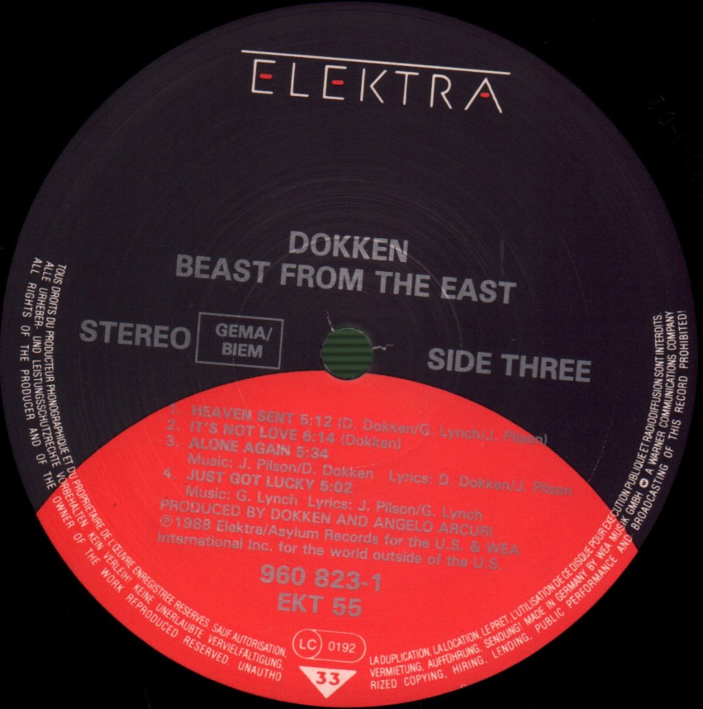 Dokken - Beast From The East - Double Lp