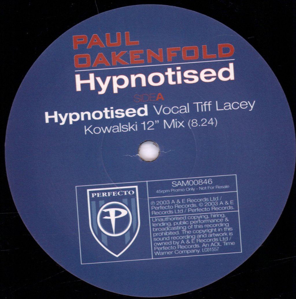 Paul Oakenfold - Hypnotised - 12 Inch