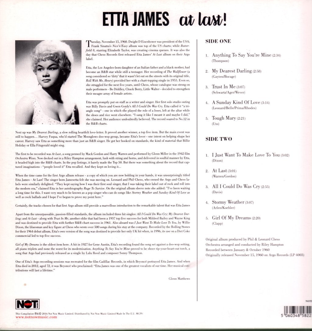 Etta James - At Last! - Lp
