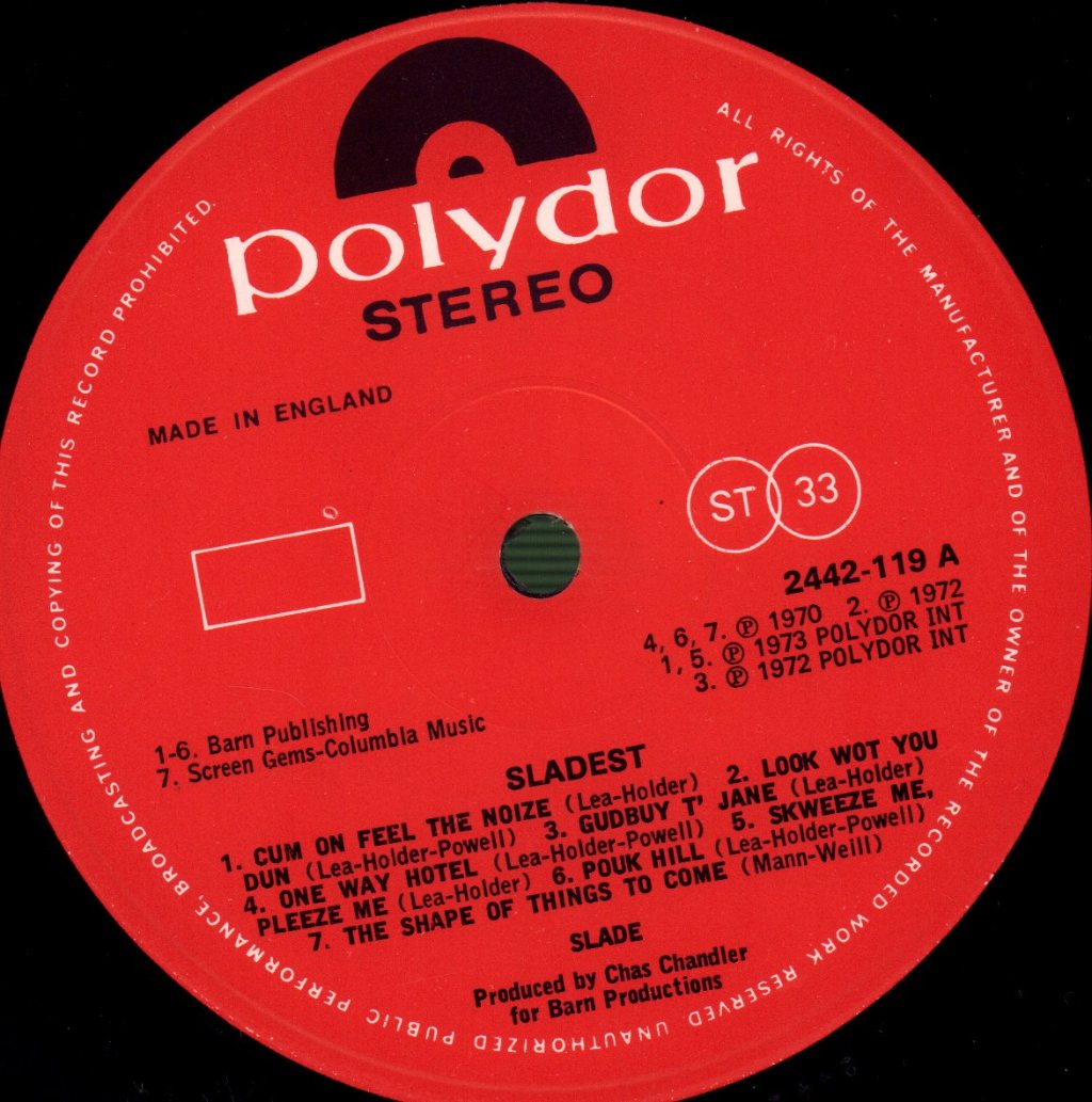 Slade - Sladest - Lp