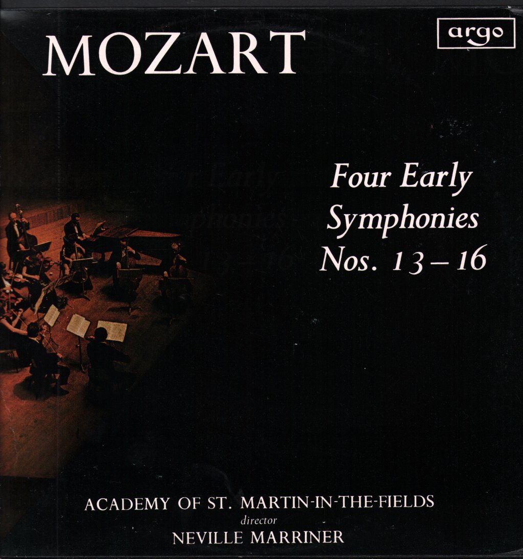 Neville Marriner / Academy Of St. Martin In The Fields - Mozart - Four Early Symphonies Nos. 13 - 16 - Lp