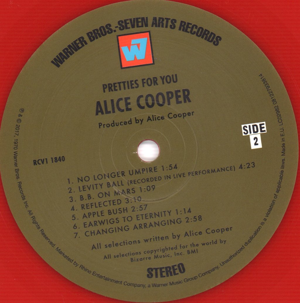 Alice Cooper - Pretties For You - Lp