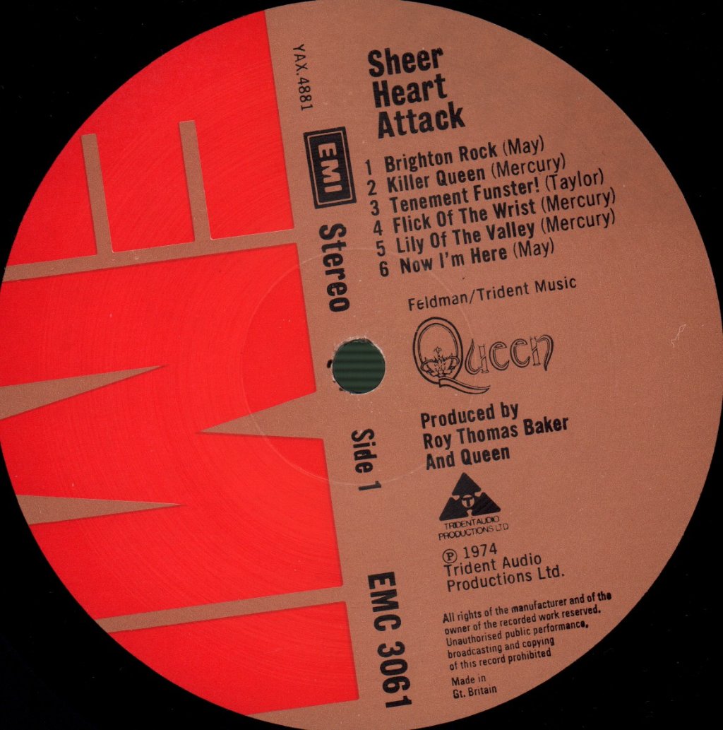 Queen - Sheer Heart Attack - Lp