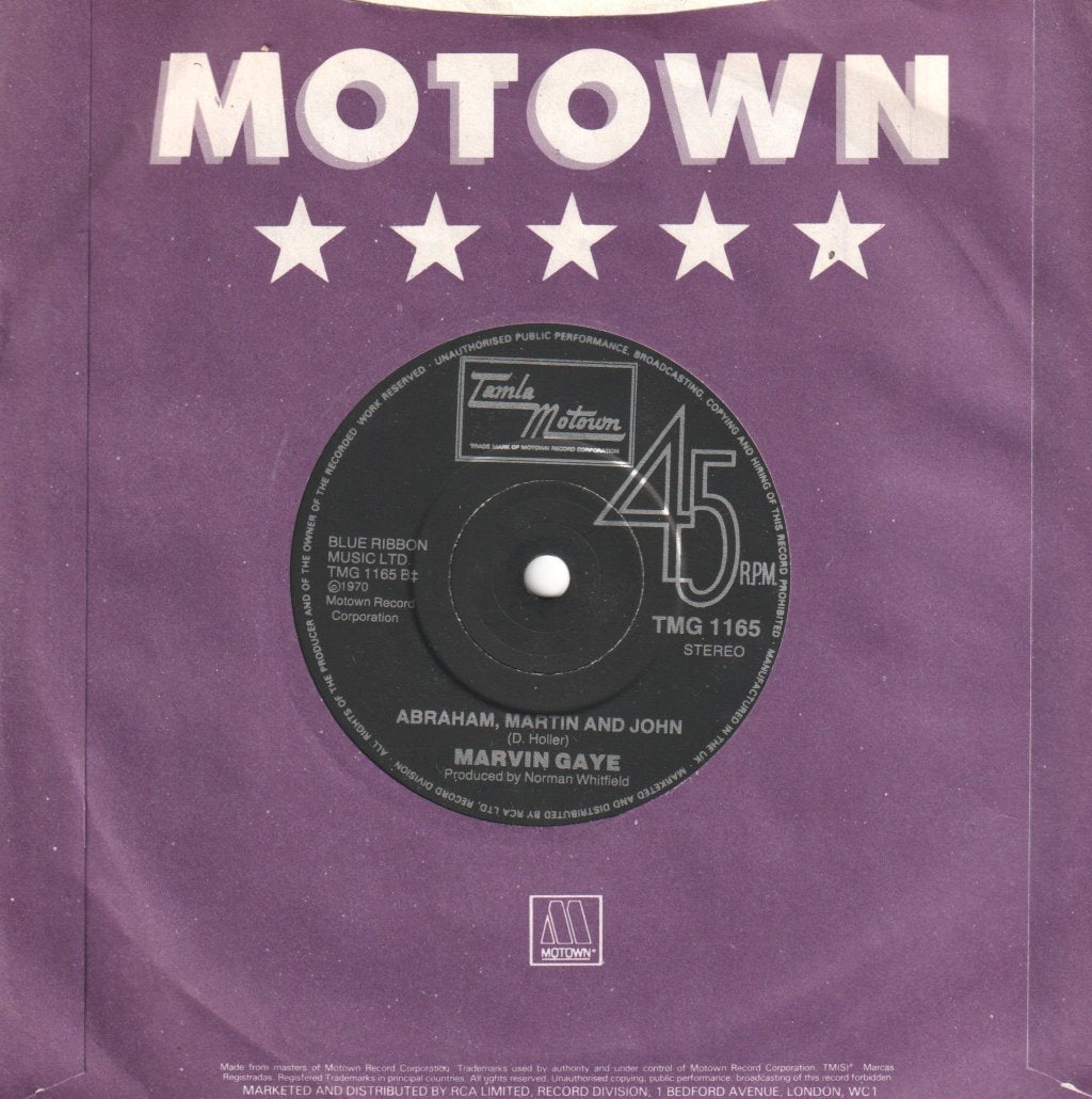 Michael Jackson/Marvin Gaye - Ben / Abraham, Martin And John - 7 Inch