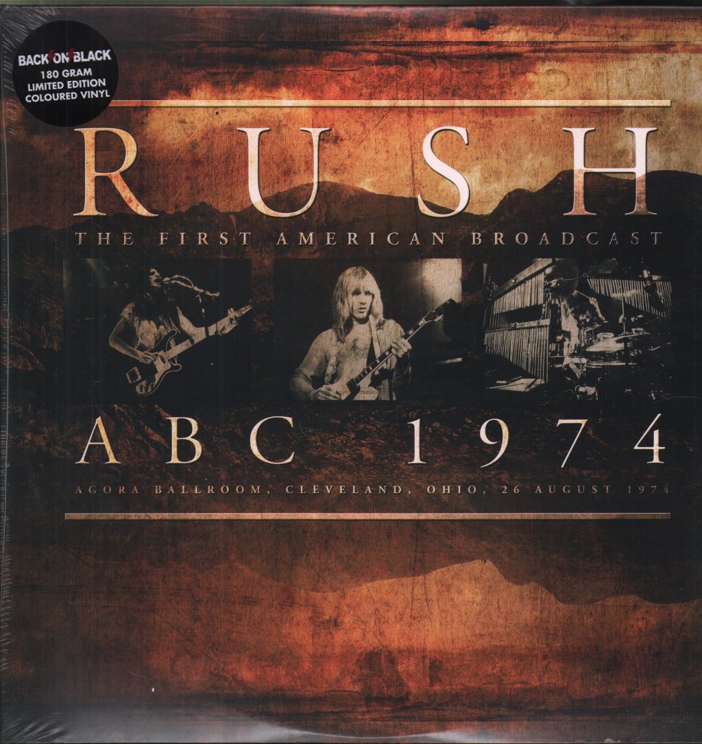 Rush - First American Broadcast ABC 1974 Agora Ballroom, Cleveland, Ohio, 26 August 1974 - Double Lp