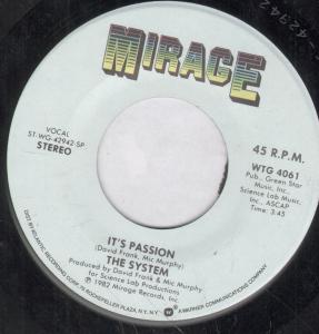 Top Secret - It's Passion - 7 Inch