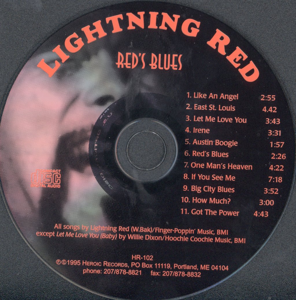 Lightning Red - Red's Blues - Cd