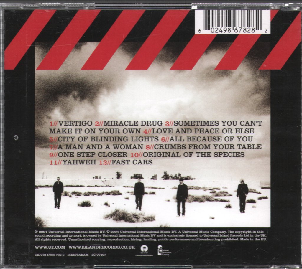U2 - How To Dismantle An Atomic Bomb - Cd
