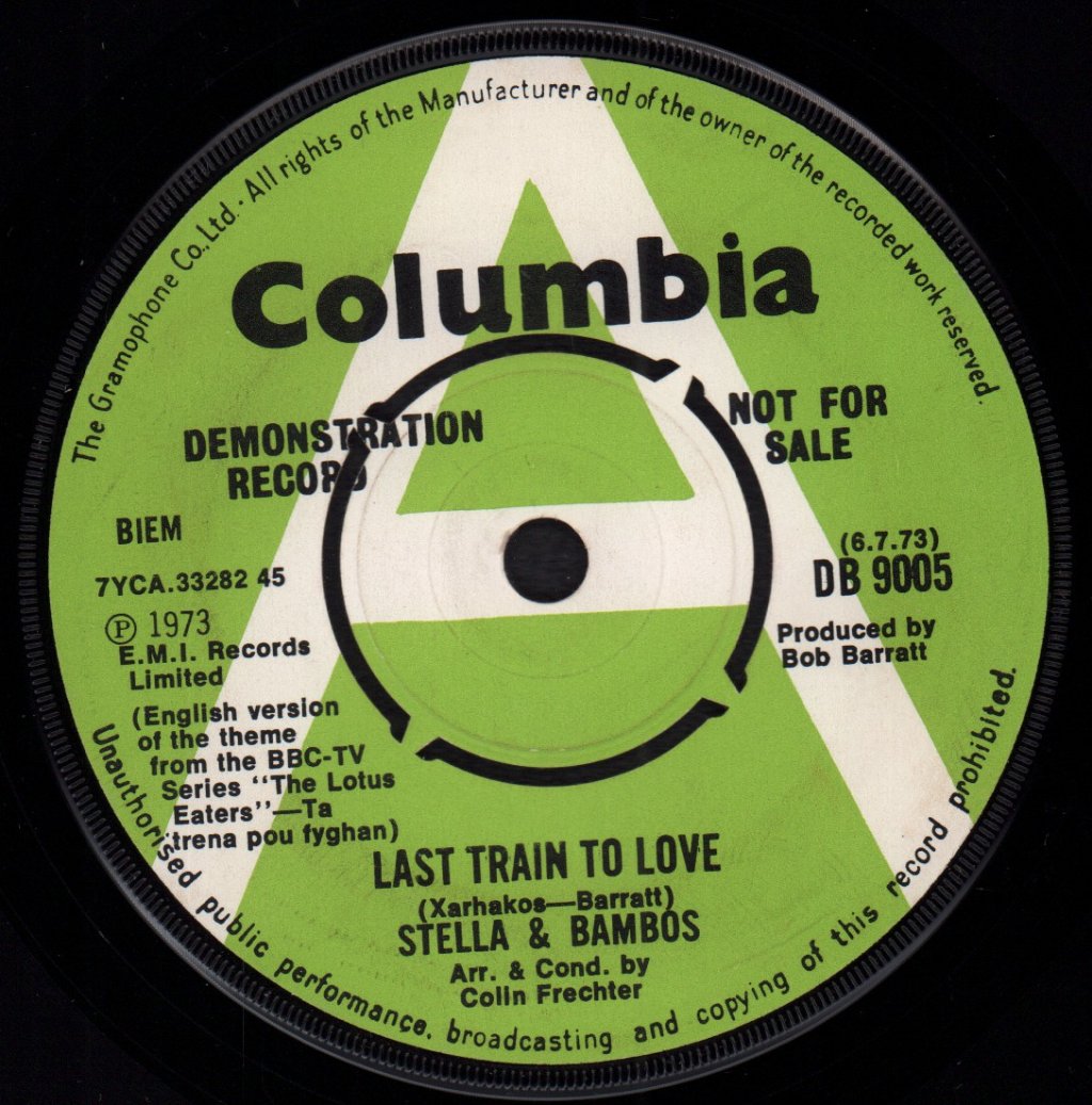 Stella And Bambos - Last Train To Love - 7 Inch