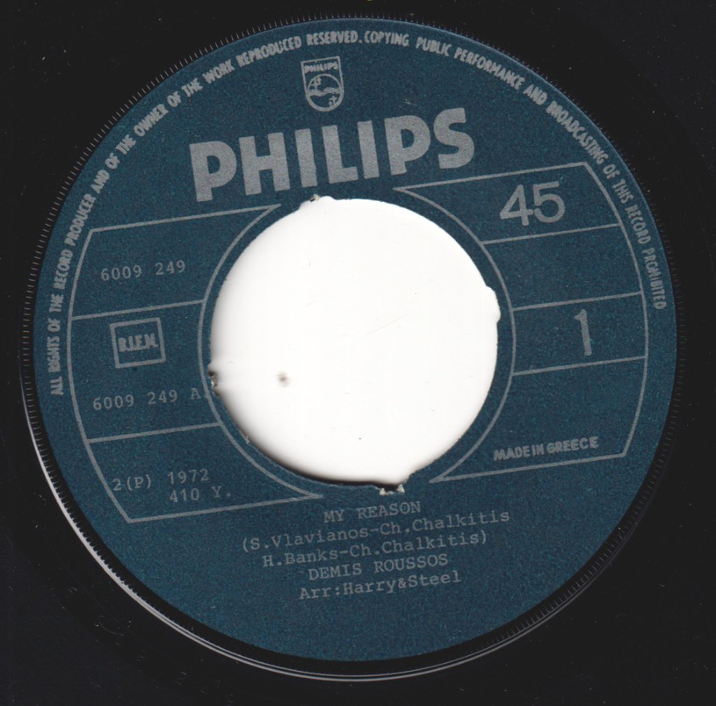 Demis Roussos - My Reason - 7 Inch