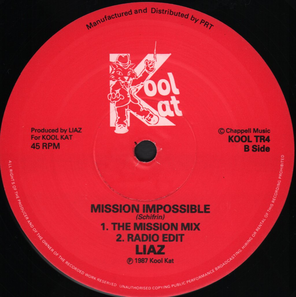 Liaz - Mission Impossible - The Remix - 12 Inch