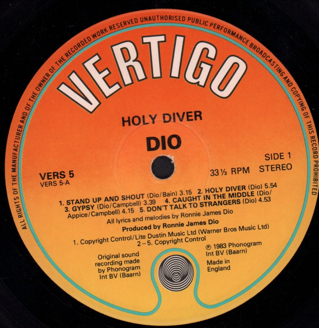Dio - Holy Diver - Lp
