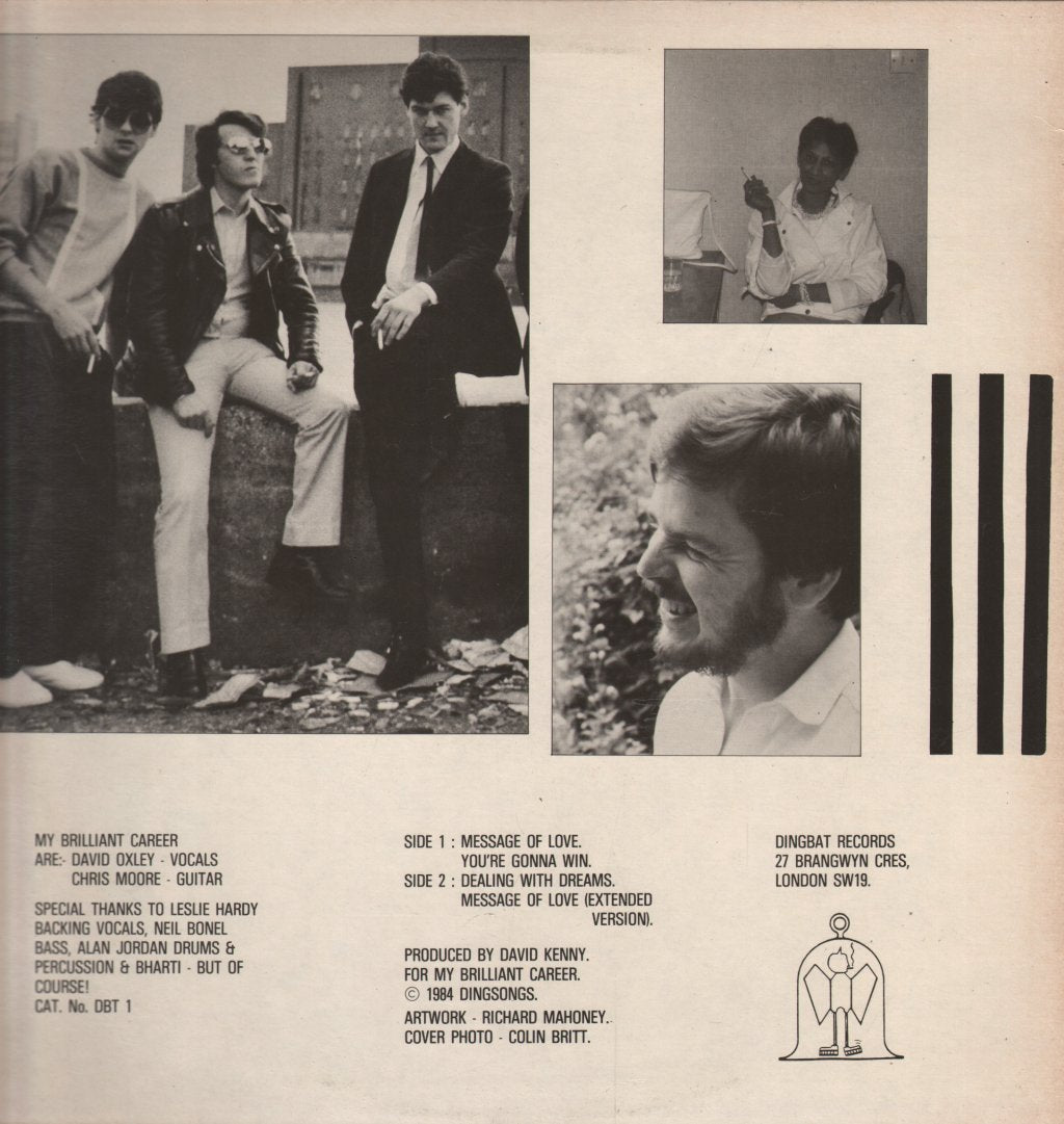 My Brilliant Career - Message Of Love - 12 Inch
