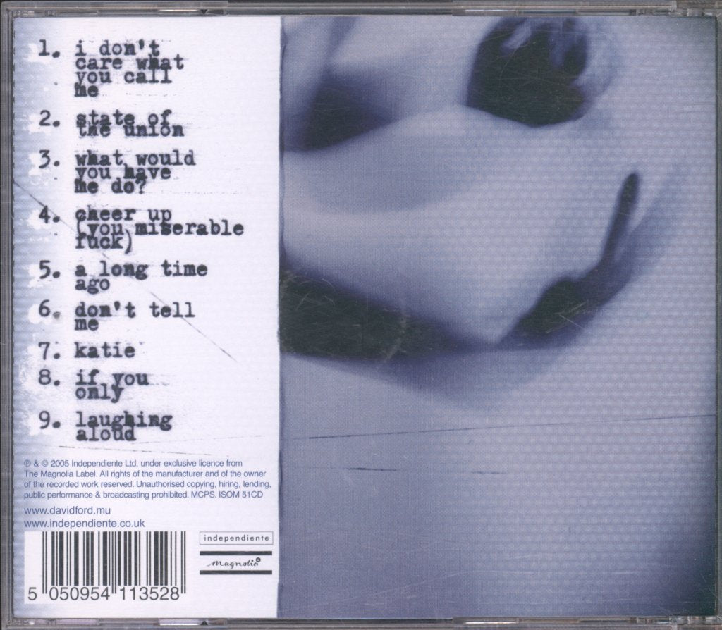 David Ford - I Sincerely Apologise For All The Trouble I've Caused - Cd