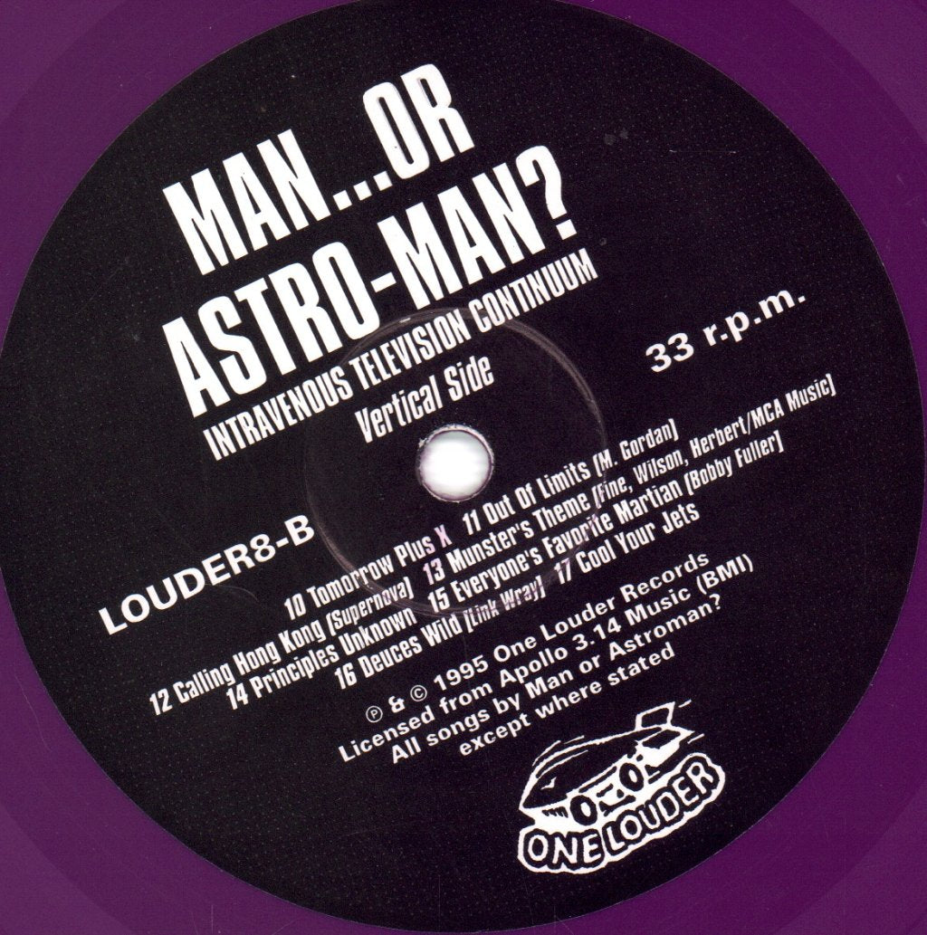 Man Or Astro-Man? - Intravenous Television Continuum - Lp
