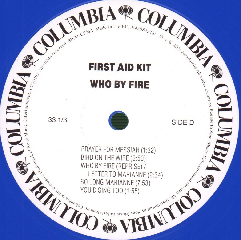 First Aid Kit - Who By Fire - Live Tribute To Leonard Cohen - Double Lp
