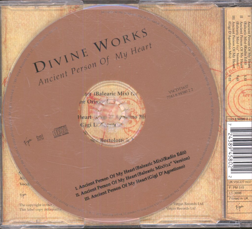 Divine Works - Ancient Person Of My Heart - Cd