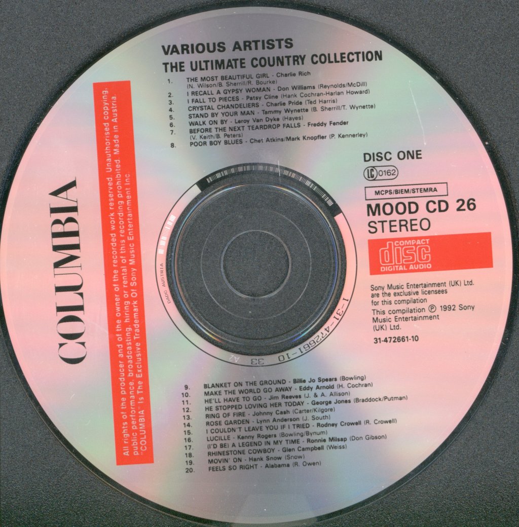 Various Artists - Ultimate Country Collection - Cd