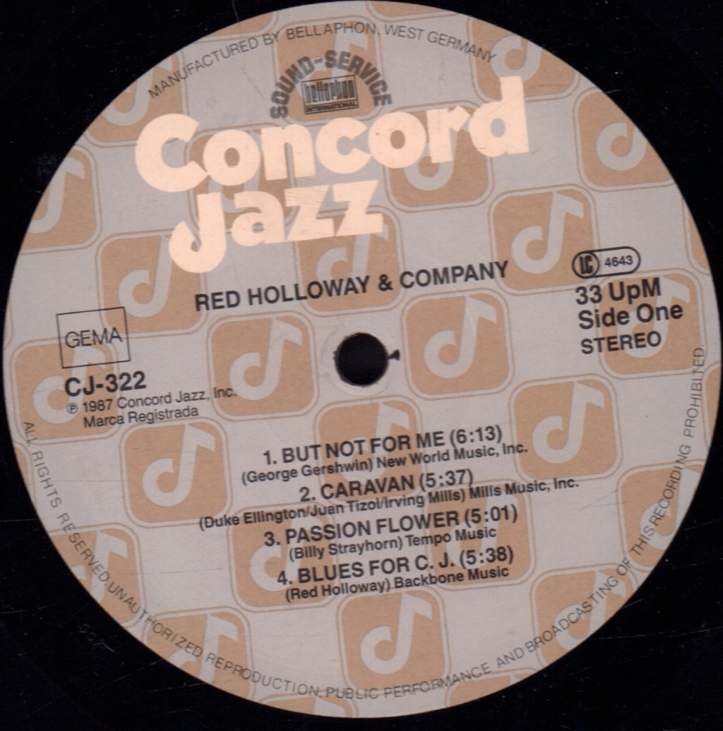 Red Holloway & Company - Red Holloway & Company - Lp
