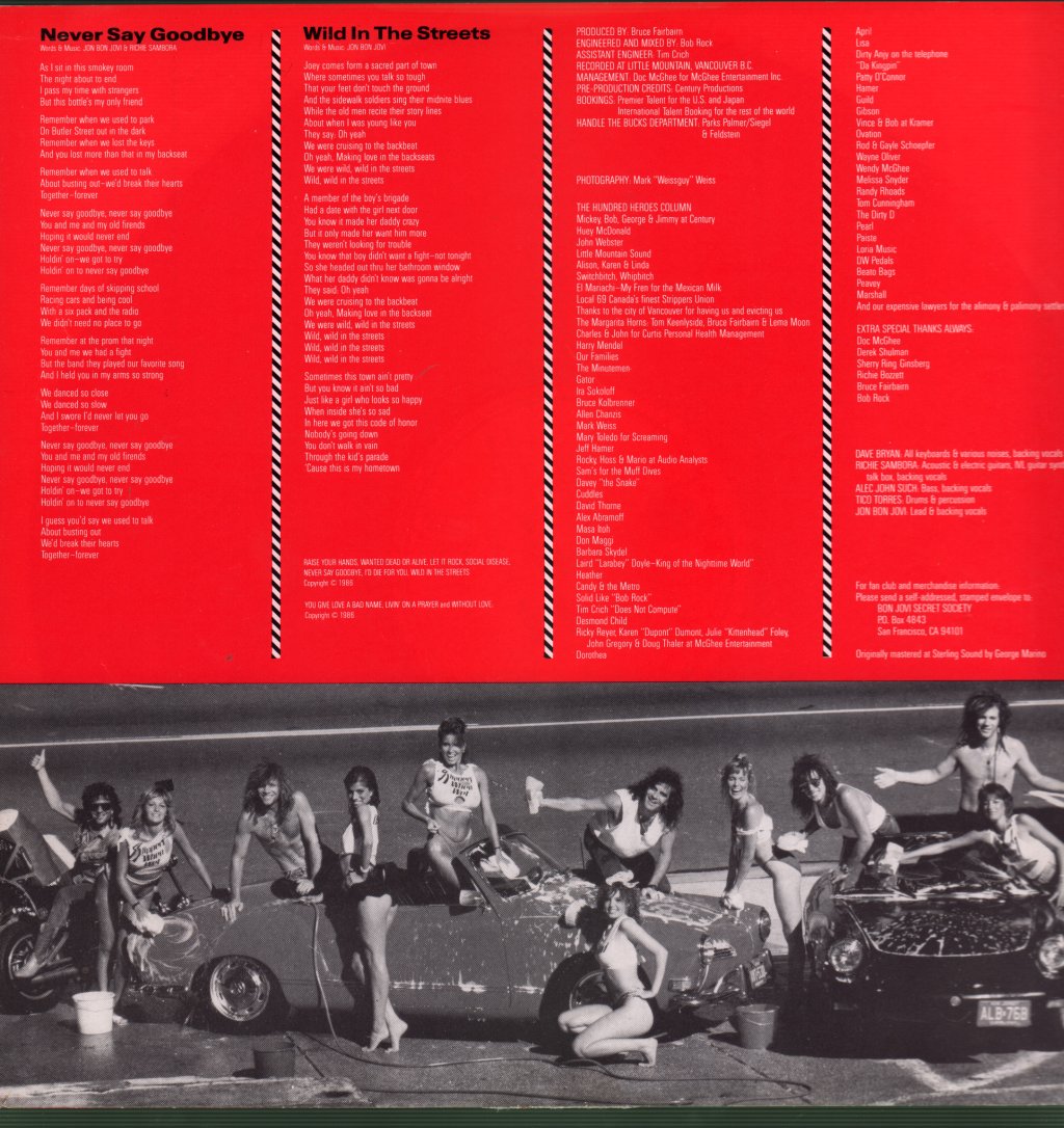 Bon Jovi - Slippery When Wet - Lp