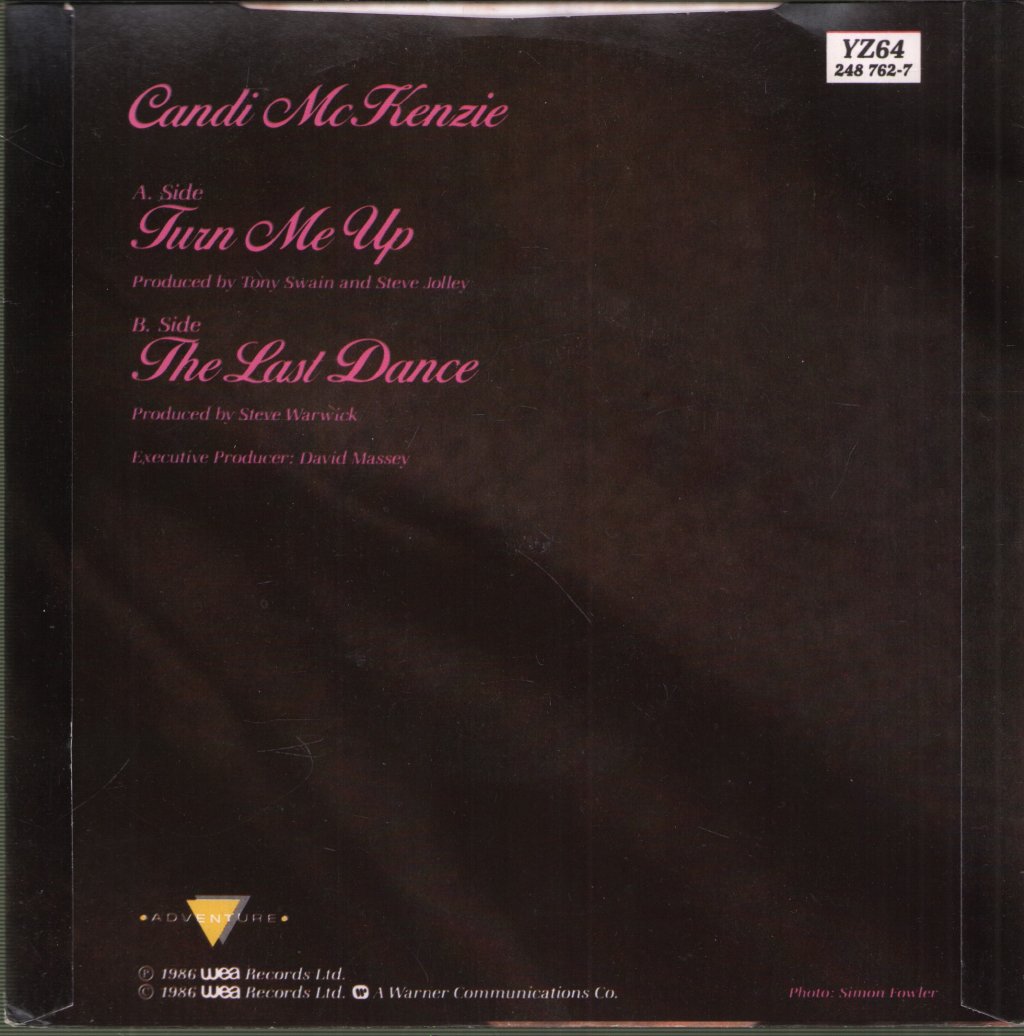 Candy Mckenzie - Turn Me Up - 7 Inch