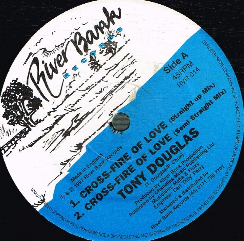 Tony Douglas - Cross-Fire Of Love - 12 Inch