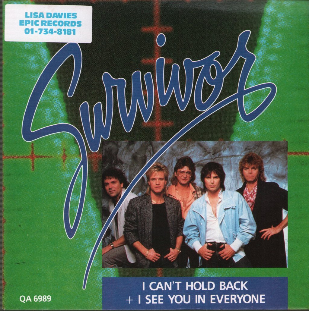 Survivor (AOR Group) - I Can't Hold Back - 7 Inch