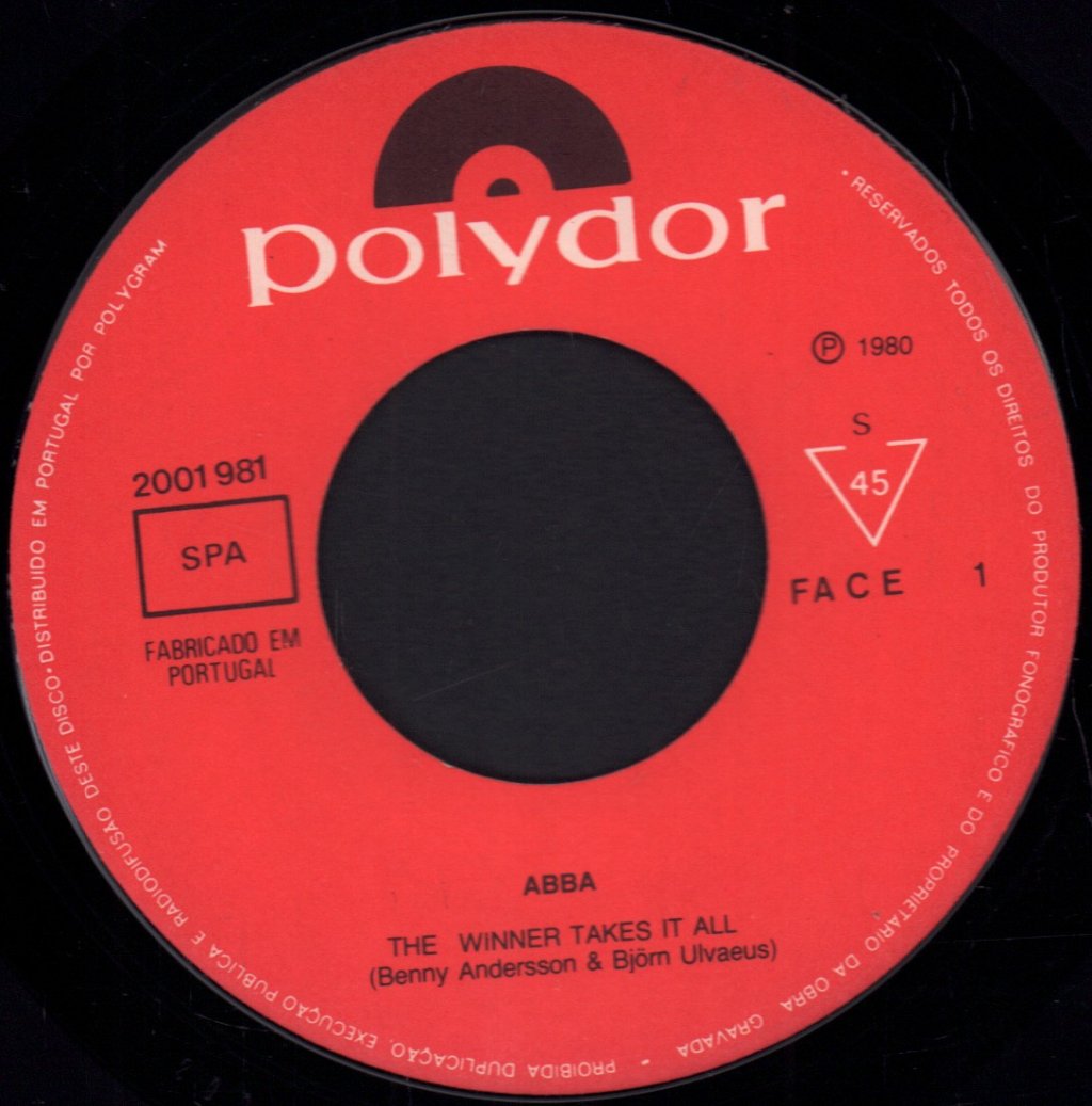 ABBA - Winner Takes It All / Elaine - 7 Inch