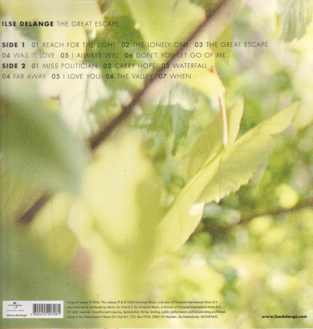 Ilse Delange - Great Escape - Lp