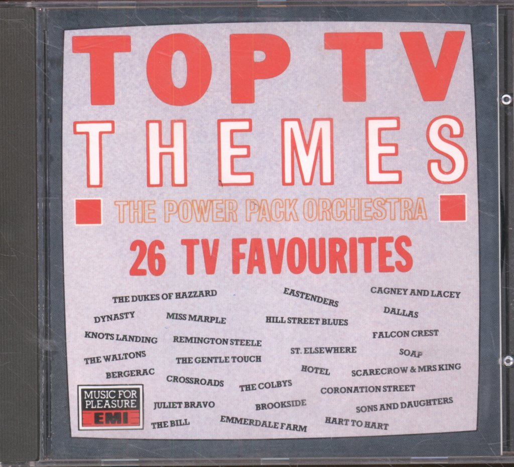 Power Pack Orchestra - Top TV Themes (26 TV Favourites) - Cd