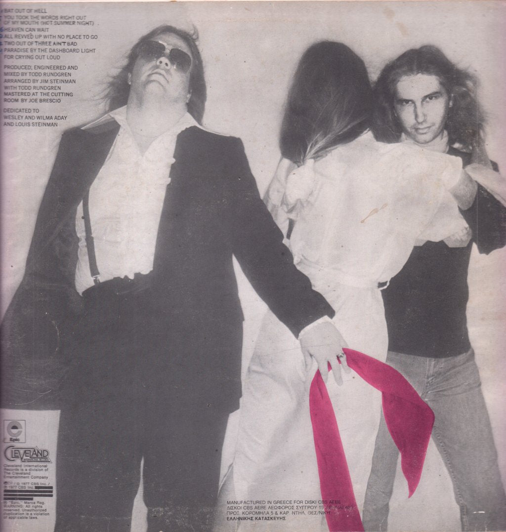 Meat Loaf - Bat Out Of Hell - Lp